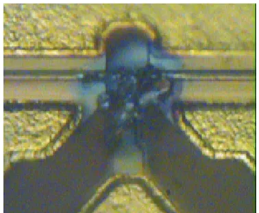 Figure 9. Micrograph of LNA damaged 