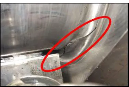 Figure 3.4 Bending of crankshaft 