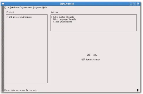 Fig. 3.4 QDT Admin