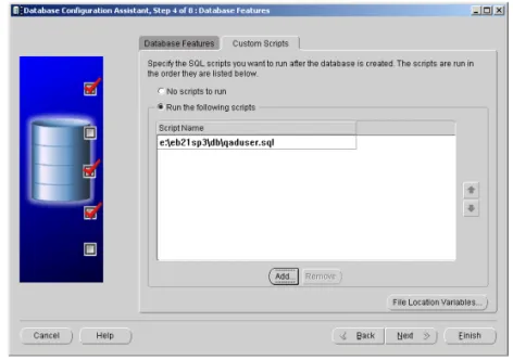 Fig. 3.6 Oracle DBCA  Database 