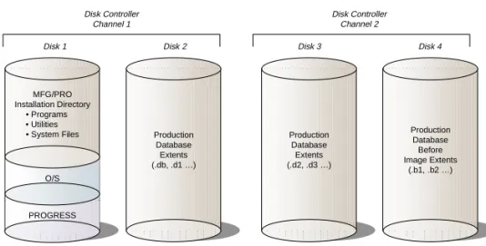 Fig. 2.1 Example Disk  Layout