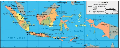 Fig. 1. Map of Indonesia. 