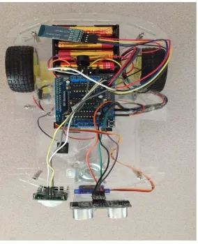 Figure 10.  Robotic car top view 