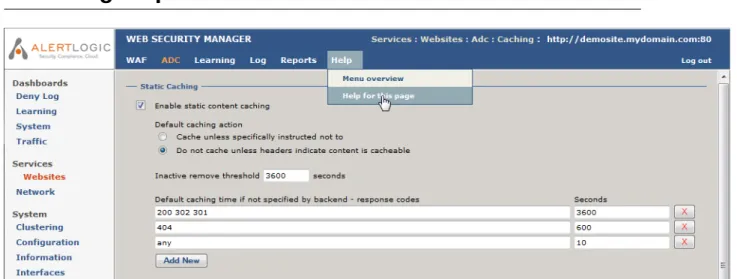 Figure 1.8. Context specific help