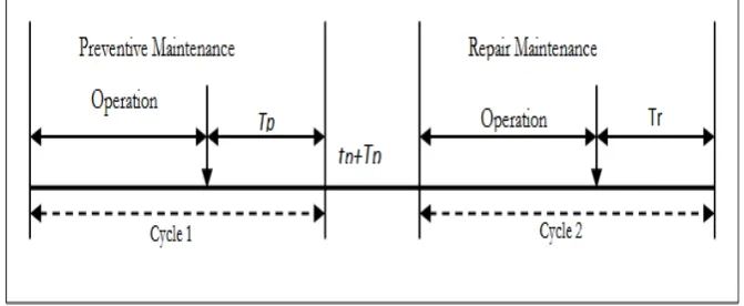 Figure 1.  Graph of the rate of failure rate with respect to time 