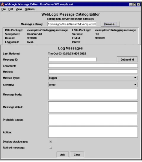 Figure 6-6  Log Messages