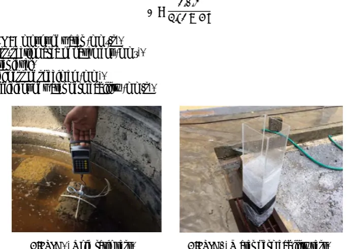 Figure 4. Water permeability test. 
