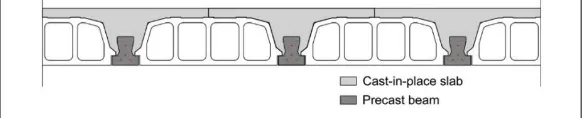 Figure 4.  Beam and block slab system [6]  