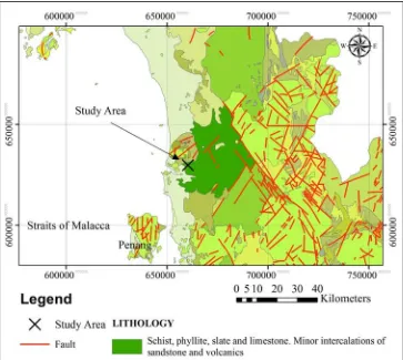 Figure 1. Geology map of Sungai Batu, Kedah [12].