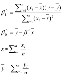 Figure 2.13 shows the linear least square regression for X and Y . The red points 