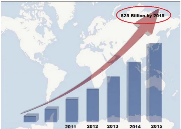 Figure 2.2: The Android Market Growth [2]