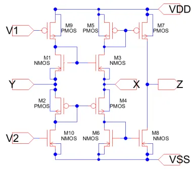 Fig. 3. Schematic of CCII+ 