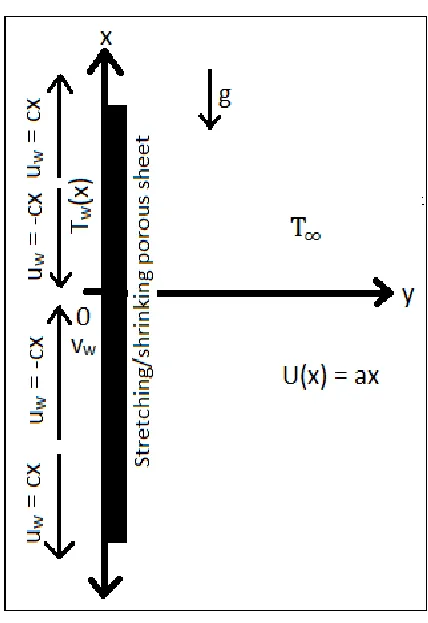 Figure 2.1 Flow configuration 