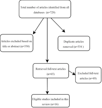 Figure 1. Flow diagram of study selection strategy. 