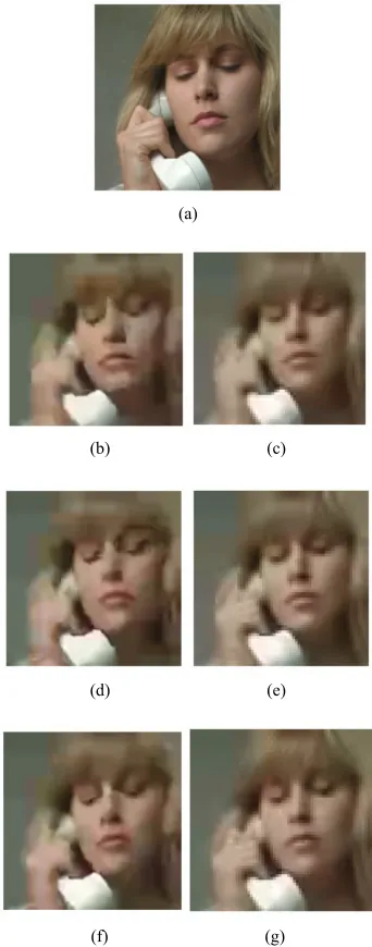 Figure 9, the visual quality of the decoded video frame 