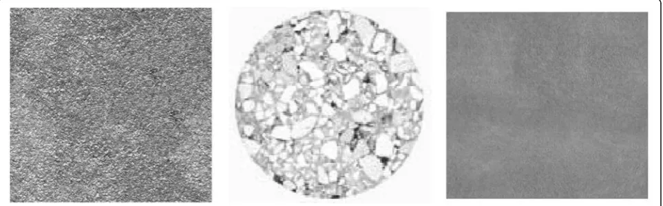 Fig. 4 Different geotechnical materials and CT scanning images