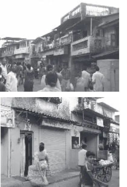Figure 8: Residential street inside Dharavi- a combination 