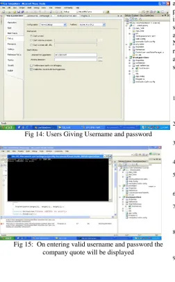 Fig 14: Users Giving Username and password  