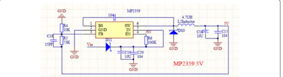 Fig. 25 The circuit structure of the MP2359 power supply