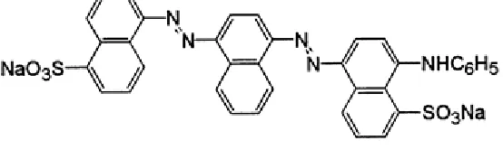 Figure -1: Structure of Acid black 24 