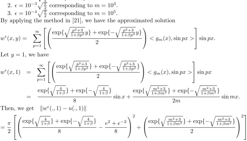 Table 1. The error of the method in this paper.