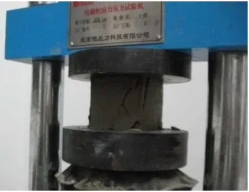 Figure 2: Uniaxial compressive strength test equipment   