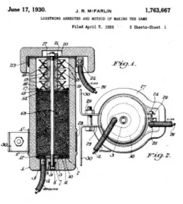 Figure 2.5: First Silicon Carbide Surge Arrester [7] 
