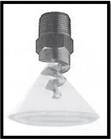 Figure 2.5: Spiral full cone (deflection nozzle) [9] 