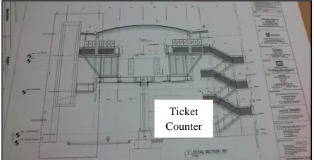 Figure 2.5: Elevated Station with ticket Hall below Platform Layout [15] 