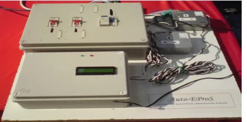 Figure 2.6: Prototype of automatic electrical protection system for domestic 