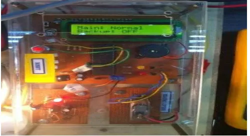 Figure 2.7: Prototype of ARCD with backup supply 
