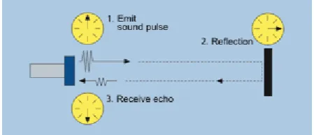 Figure 3.2 Ultrasonic principle 