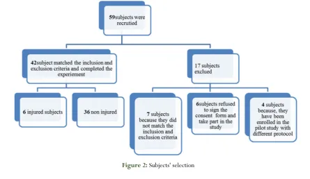 Figure 2: Subjects' selection 