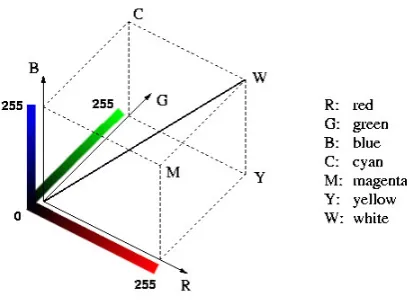 Figure 2.1: The RGB Color Cube [2]
