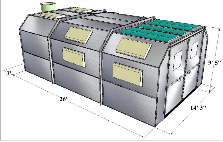 Figure 2.8: Semi-downdraft spray booths