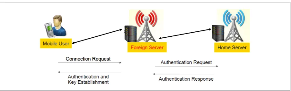 Figure 1 Conventional frame for roaming services