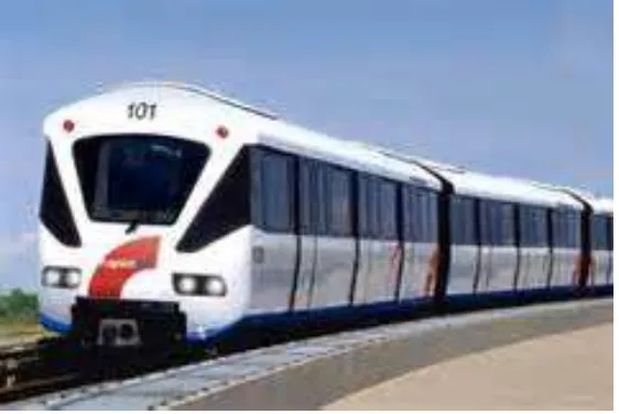 Figure 2.3: Rolling stock for LRT Ampang Line 