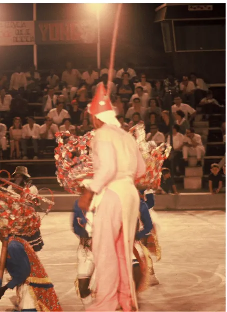 Figure 15.  A close-up of the second group’s stilt-walker 