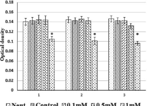 Fig. 1. Effect of caffeine on modulation of the viability of the neutrophils by mesenchymal stem cells (MSCs)