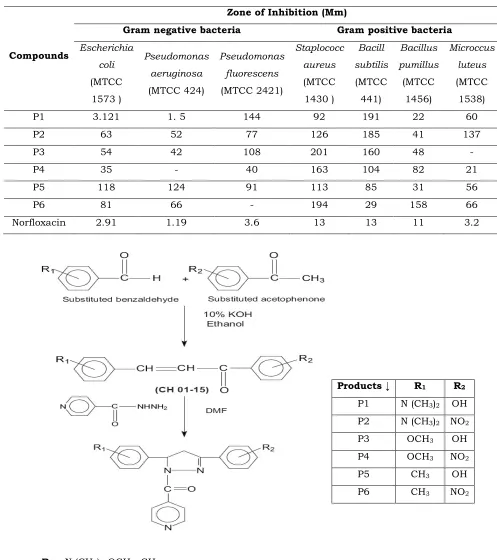 Table 4. Antibacterial Activity (Minimum Inhibitory Concentration)  