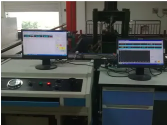 Fig. 1 the microprocessor control electro-hydraulic servo tester’s measurement  and control system 