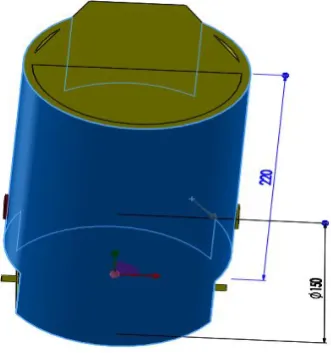 Figure 3.3: Front View For of the Proposed Design 