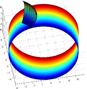 Fig. 8: Simulation of the arc teeth surface  