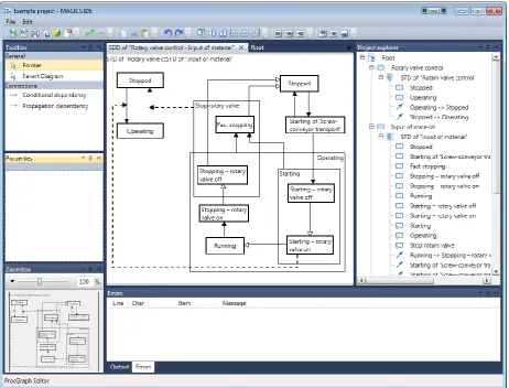 Figure 2. A screenshot from the developed industrial prototype 
