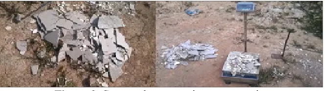 Figure 3: Scattered construction waste at site 