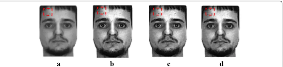 Fig. 7 Qualitative comparison of the different evaluation function with the CSO algorithm on Image 2.d a Original
