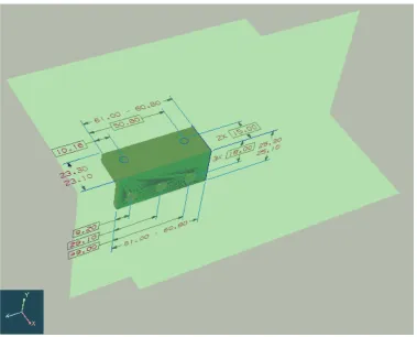 Figure 5. Example of an annotation plane with some annotations 