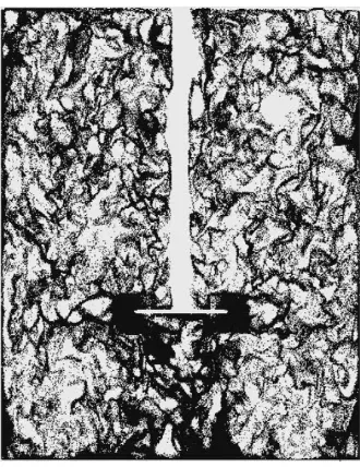 Figure (2.3): Solid-liquid reaction,(J. Derksen, 2010) 