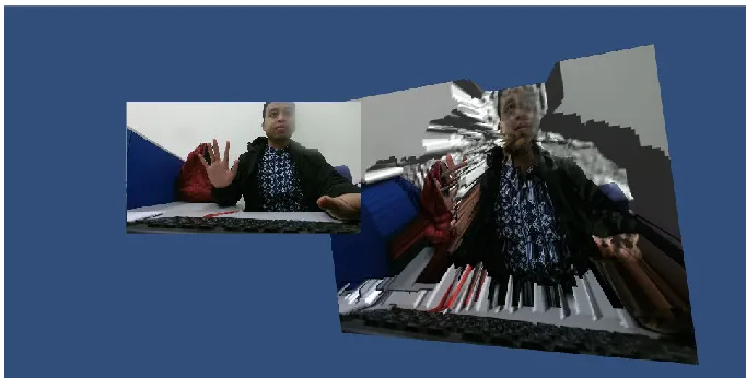 Fig. 2. The result of the depth image in Kinect  