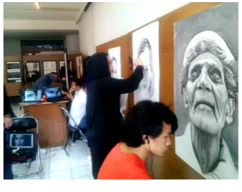 Figure 7.  Akbar Work, A2 paper size of colored pencil technique 